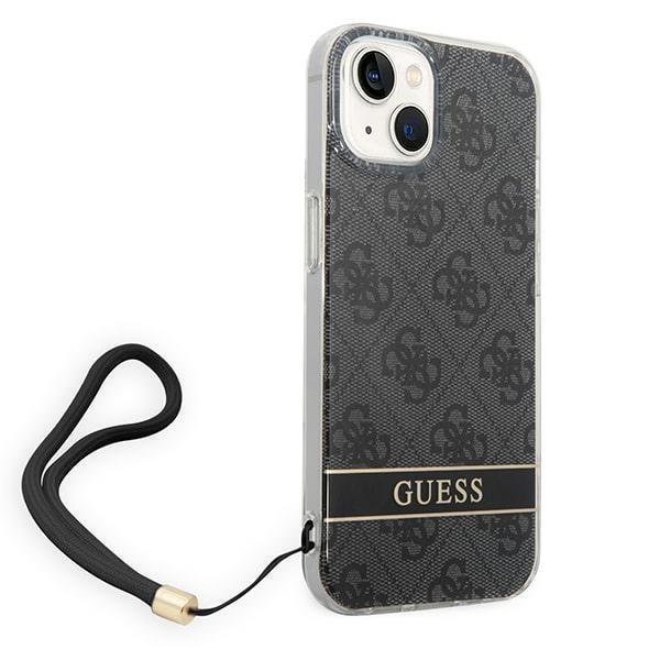 Guess Handyhülle mit Band Iphone 14 Grau