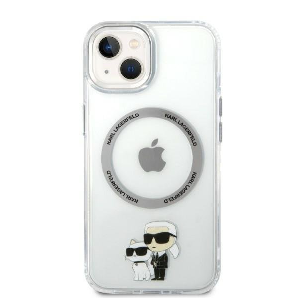Karl Lagerfeld Handyhülle Iphone 14 Plus Magsafe Transparent Choupette Iconic